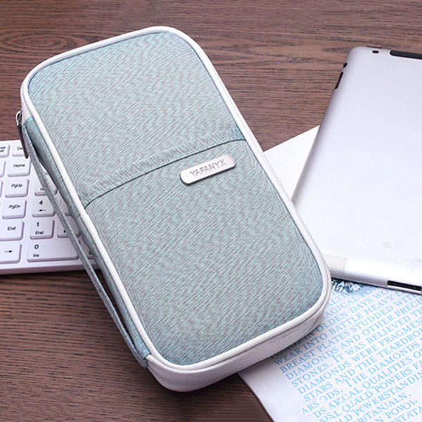 Travel Zipper Passport Bags Credit Card Holder Long Wallet Women Clutches Bags Storage Bags
