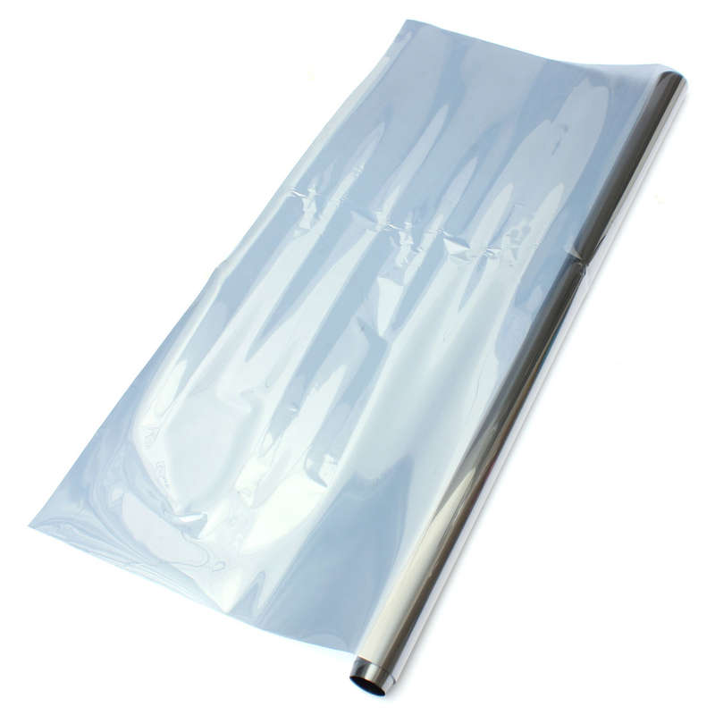 15% 30% 3mx76cm LVT Car Auto Window Glass Tint Film Tinting Roll Silver Mirror