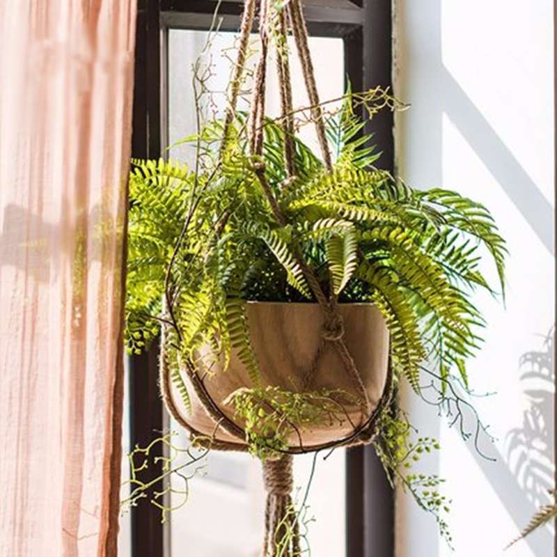 40 Inch Flowerpot Plant Hanger Macrame Jute Rope Indoor Outdoor Decorative Cord