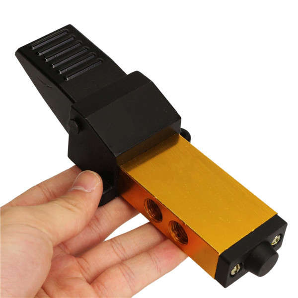 1/4 Inch Air Pneumatic Valve Foot Pedal Manual Valve 2 Position 5 Way