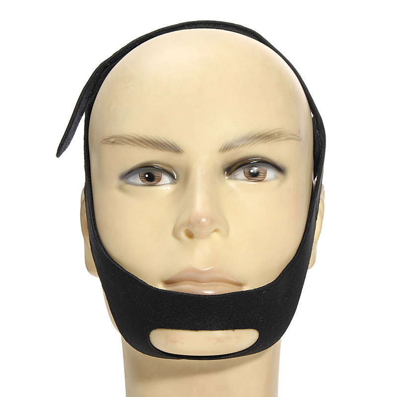 Elastic Stop Snoring Chin Jaw Strap Snore Belt Anti Apnea Solution Sleep TMJ Support