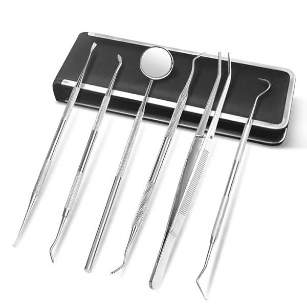 KCASA KC-HE01 Oral Care Dental Teeth Cleaning Tools Kits Mirror Scraper Scaler Dental P... (TYPE: 1)