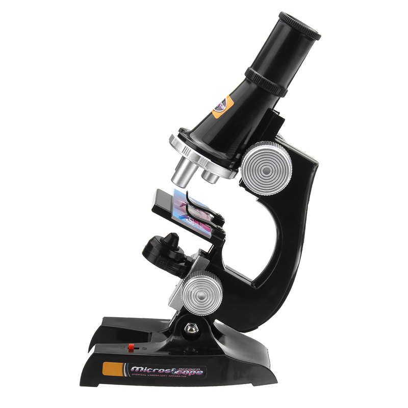 Children Microscope Kit with Light Science Lab Magnifier Educational Kids Toy Gift