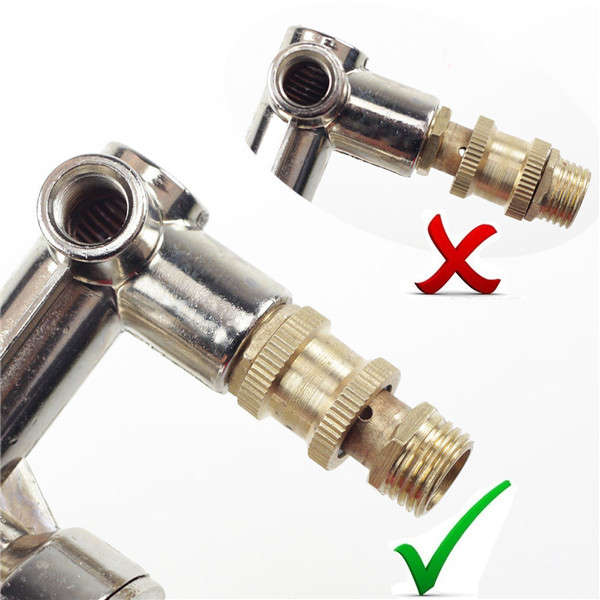 90-120PSI Air Compressor Pressure Switch Control Valve Manifold Regulator Gauge