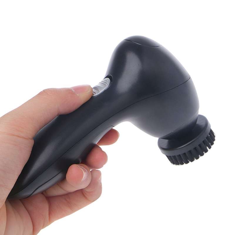 Handheld Electric Shoe Polisher Shoes Scrubber Portable Shoe Cleaning Brush Kit for Leather Shoes wi