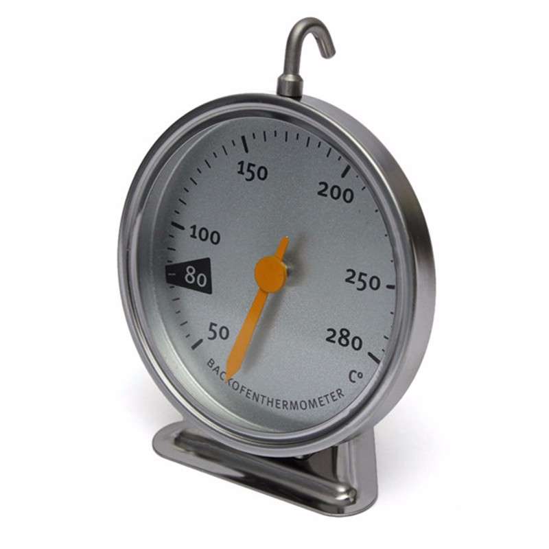 Hanging Stainless Steel Oven Cooker Thermometer Temperature Gauge Baking Cooking Tools