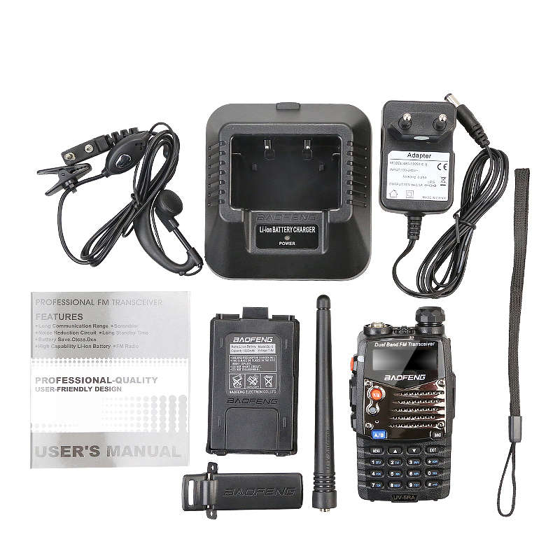 BAOFENG UV-5RA Handheld Mini Walkie Talkie Two Way Transceiver Radio Dual Band Full Channels