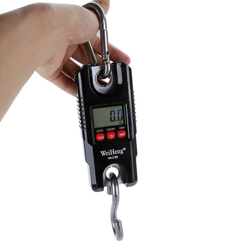 WH-C300 Mini 300Kg 100g Heavy Duty Hook Hanging Electronic Digital Scale Crane Weight Scale