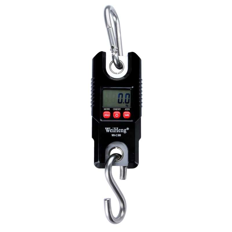 WH-C300 Mini 300Kg 100g Heavy Duty Hook Hanging Electronic Digital Scale Crane Weight Scale