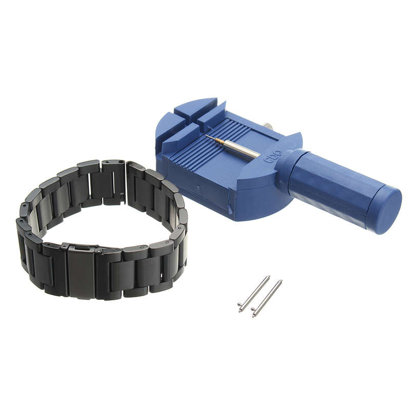 Replacement 22mm Stainless Steel Wrist Watch Band Strap for Samsung Gear S3 Classic/Frontier