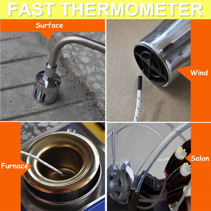 TM902C LCD K Type Thermometer Temperature Meter Probe+ Thermocouple Probe