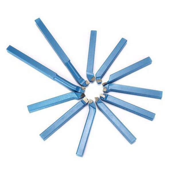 11pcs 8/10/12mm Carbide External Milling Cutting Turning Boring Tool Lathe Tool