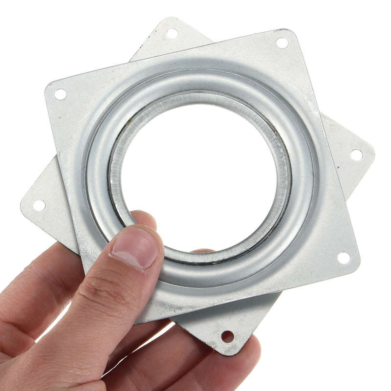 Full Ball Bearing Swivel Plate Metal Lazy Susan Turntable 4" inch
