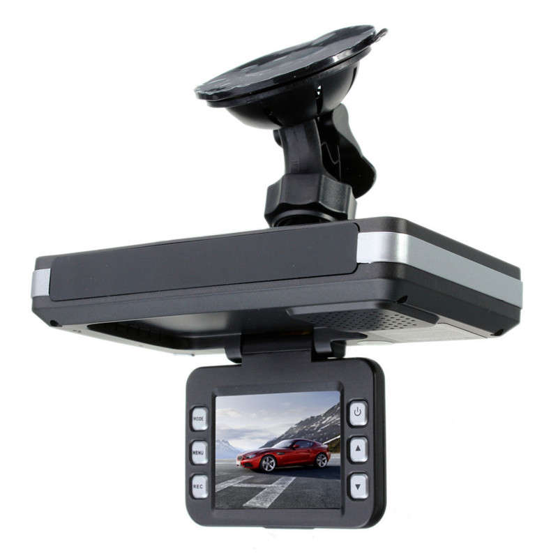 2 IN 1 Car DVR Recorder Radar Laser Speed Detector Trafic Alert MFP 5MP English Russian Language