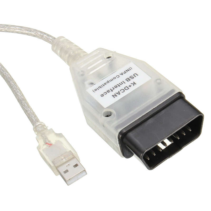 INPA Ediabas K+D-CAN DCAN USB Interface OBD2 EOBD Diagnostic Tool Cable for BMW