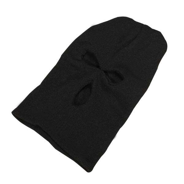 3 Hole Knitted Face Mask Balaclava Hat Ski Army Cap Beanie Hood