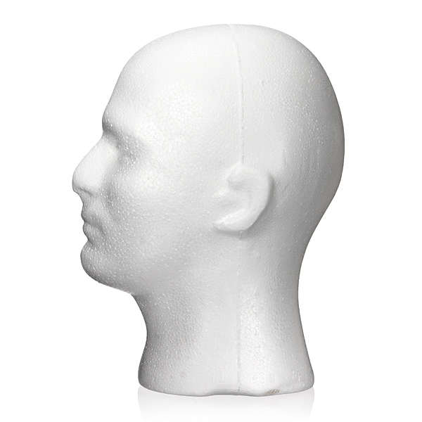 Male Styrofoam Foam Mannequin Stand Model Display Head