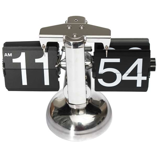 Giant Big Number Auto Flip Scale Design Desk Digital Clock