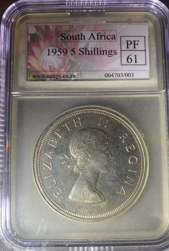 1959 South Africa Five Shillings