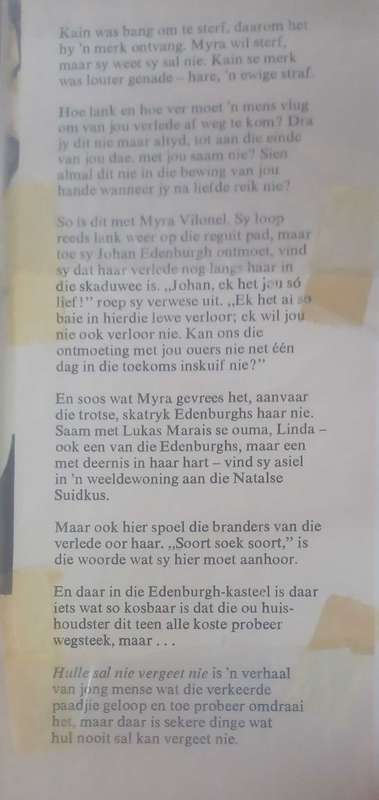 Hulle sal nie vergeet nie deur Bennie Fritz