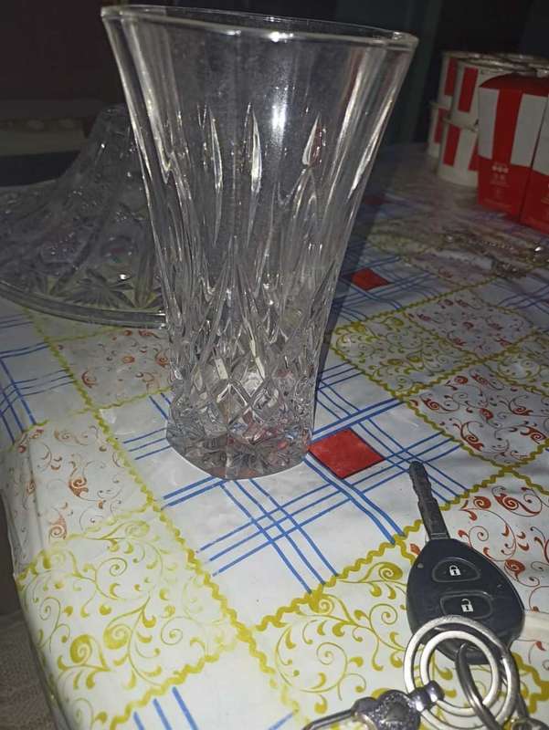 Vintage heavy vintage crystal bowl