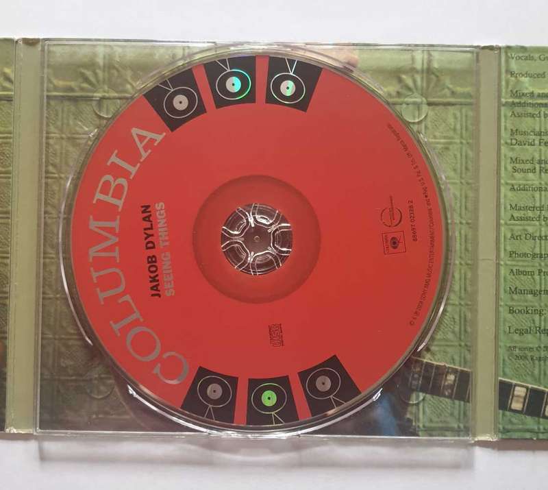 CD - JAKOB DYLAN - SEEING THINGS - DIGIPAK - 2008- USA IMPORT - COLUMBIA- STARBUCKS - 88697-02328-21