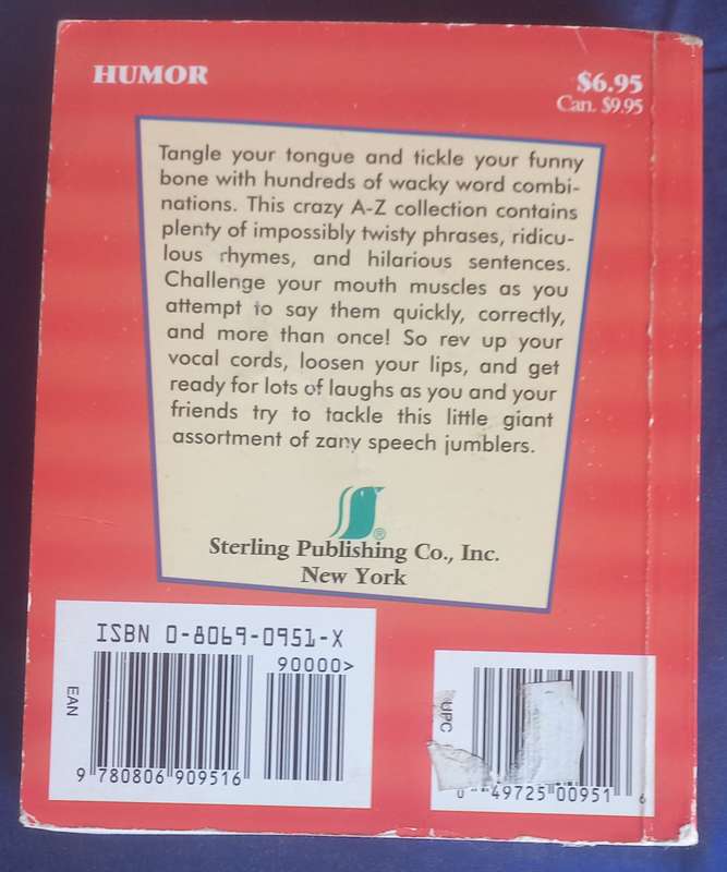 The little giant book of tongue twisters by Joseph Rosenbloom