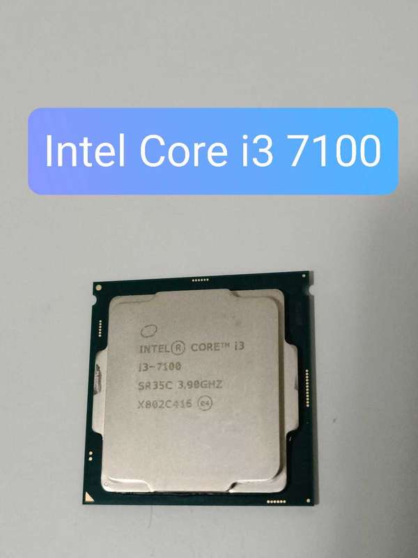 Intel i3 7Th Gen CPU+Cooler+Paste