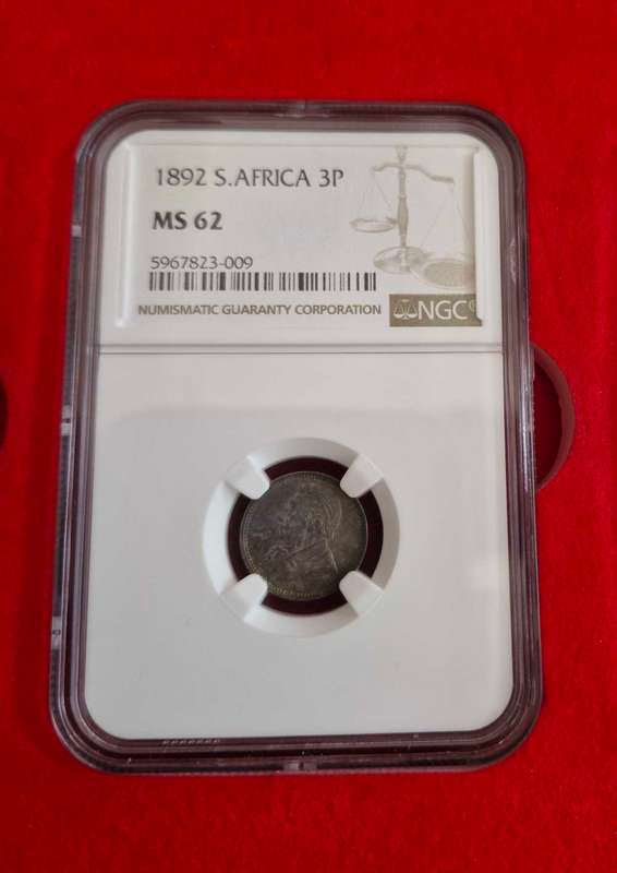 *1892 ZAR Kruger Set - Penny to Pond All graded