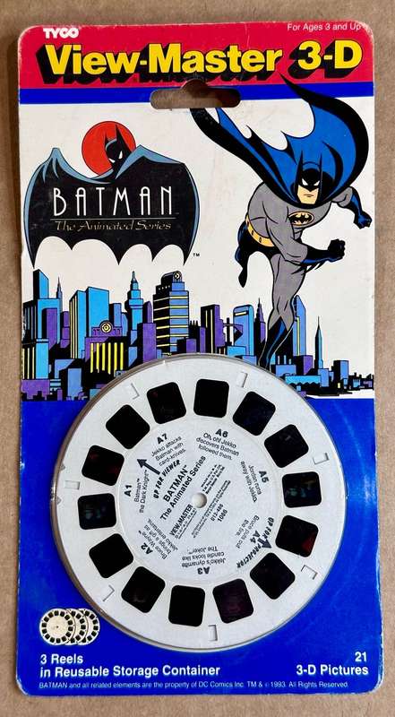 View-Master 3-D BATMAN THE ANIMATED SERIES 1993 (Still Sealed)