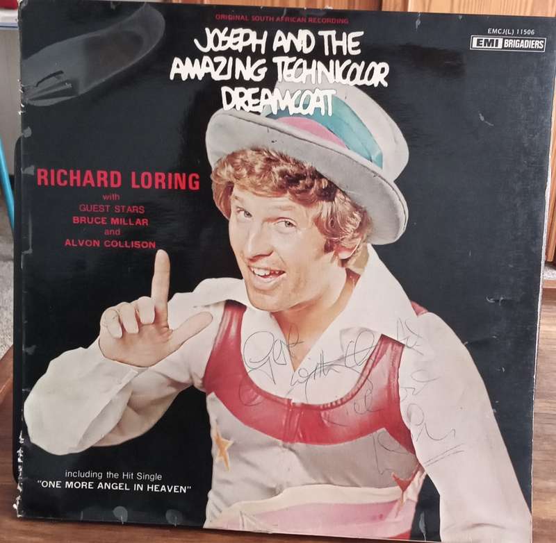 AUOTOGRAPHED LP RECORD BY RICHARD LORING & ALVON COLLISON