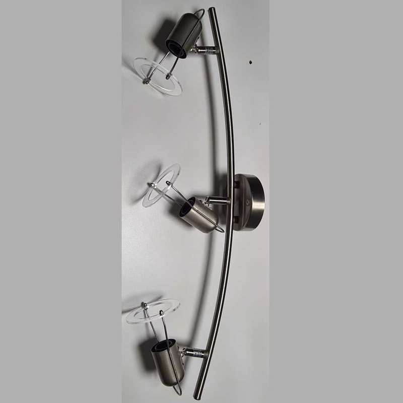 EUROLUX 3 FITTING CEILING SPOTLIGHT ONBAR CHROM S/CHROME