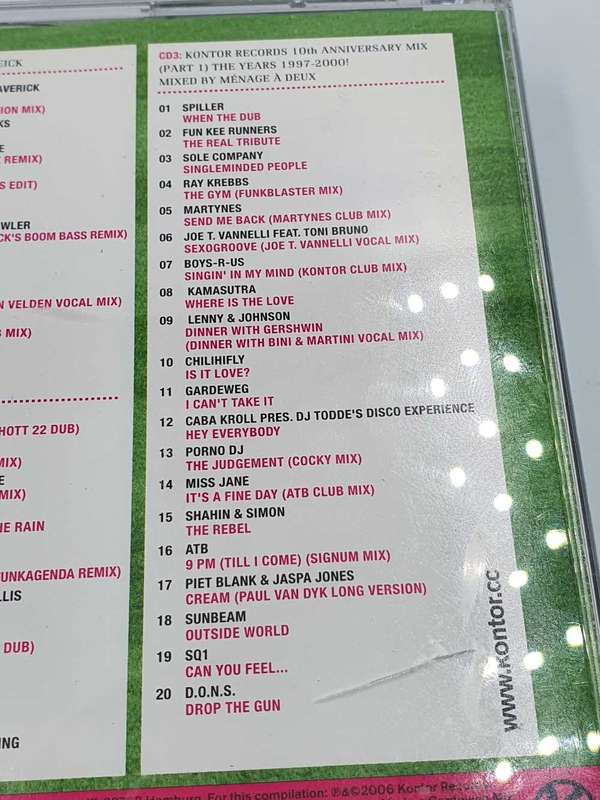 Kontor - Top Of The Clubs Volume 31 3Cd Import