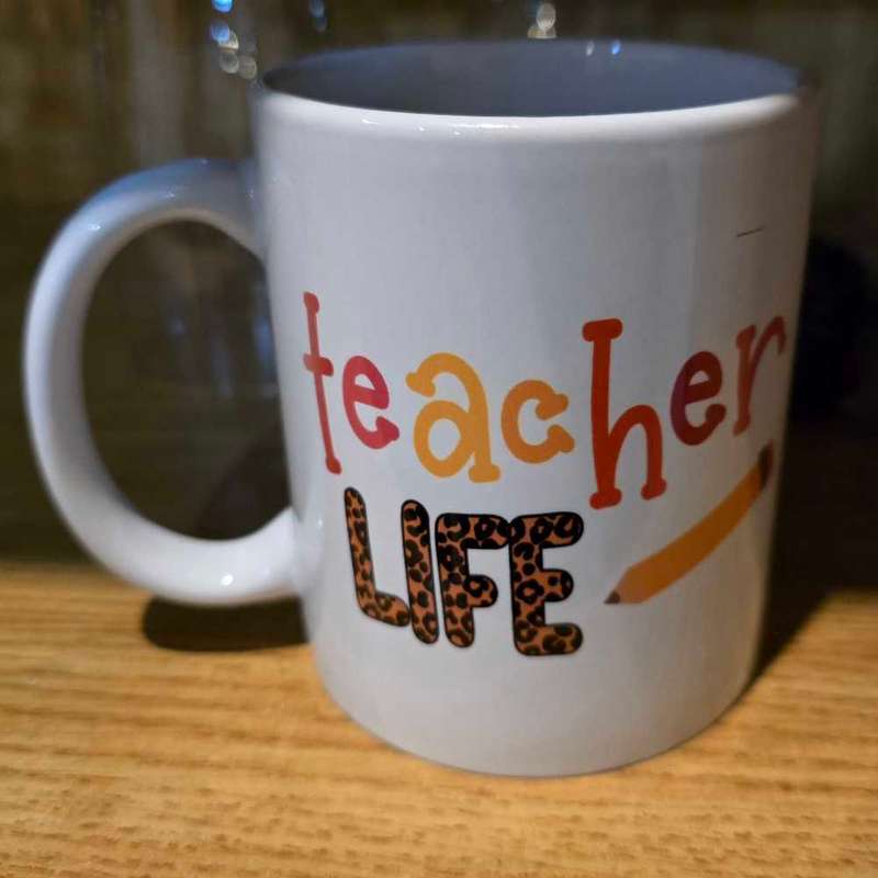 Teacher Life Mug - Fun and Inspirational Gift for Educators