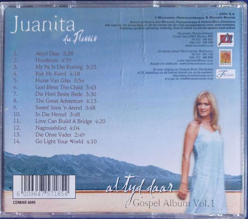 Juanita du Plessis - Altyd daar cd