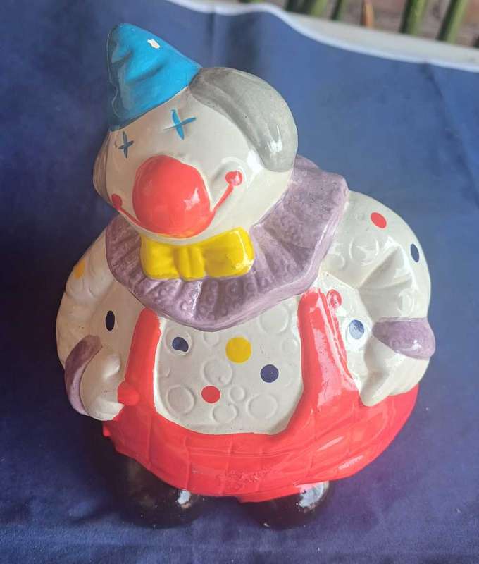 Vintage clown bank