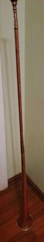 Large Antique Victorian Copper Hunting Horn