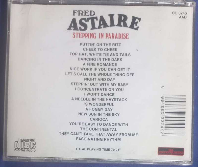 Fred Astaire - Stepping in paradise cd