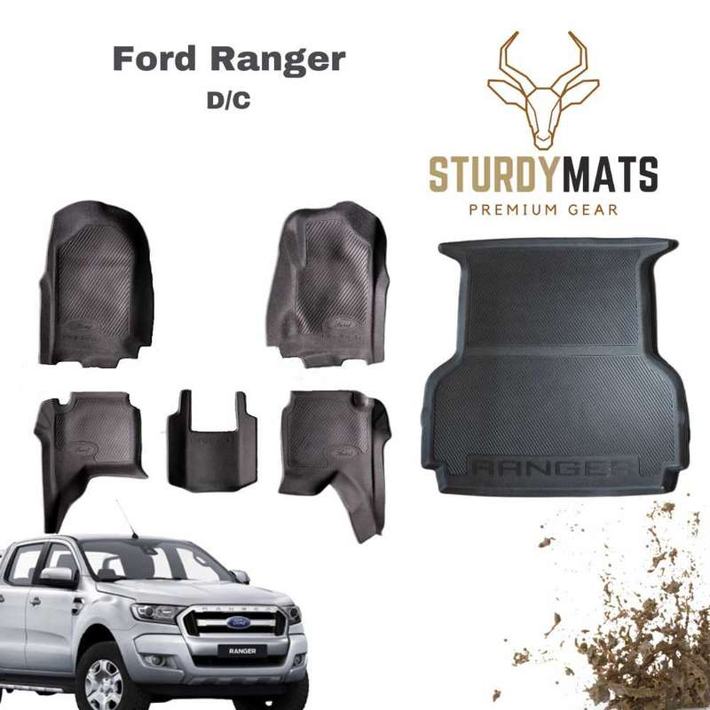 Ford Ranger/Raptor Heavy Duty Moulded Mats