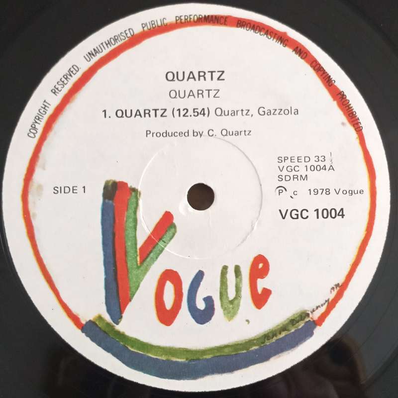 QUARTZ - QUARTS LP VINYL RECORD