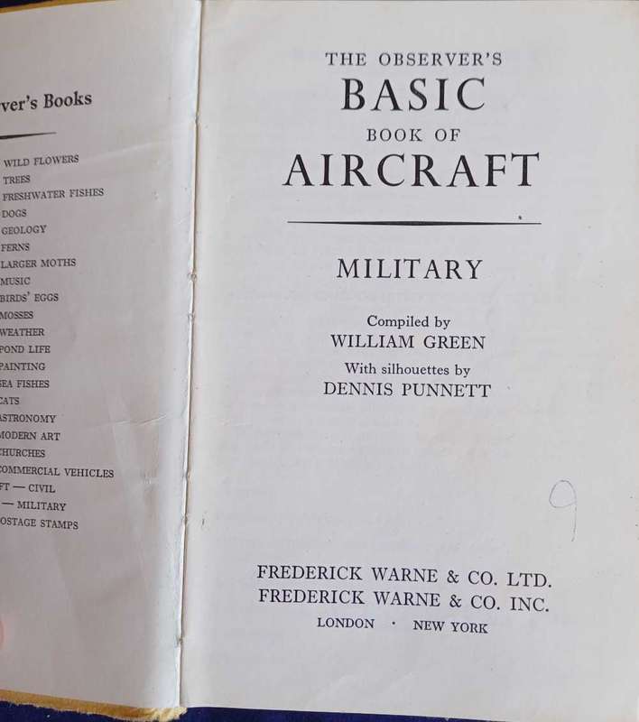 The observer's basic book of aircraft