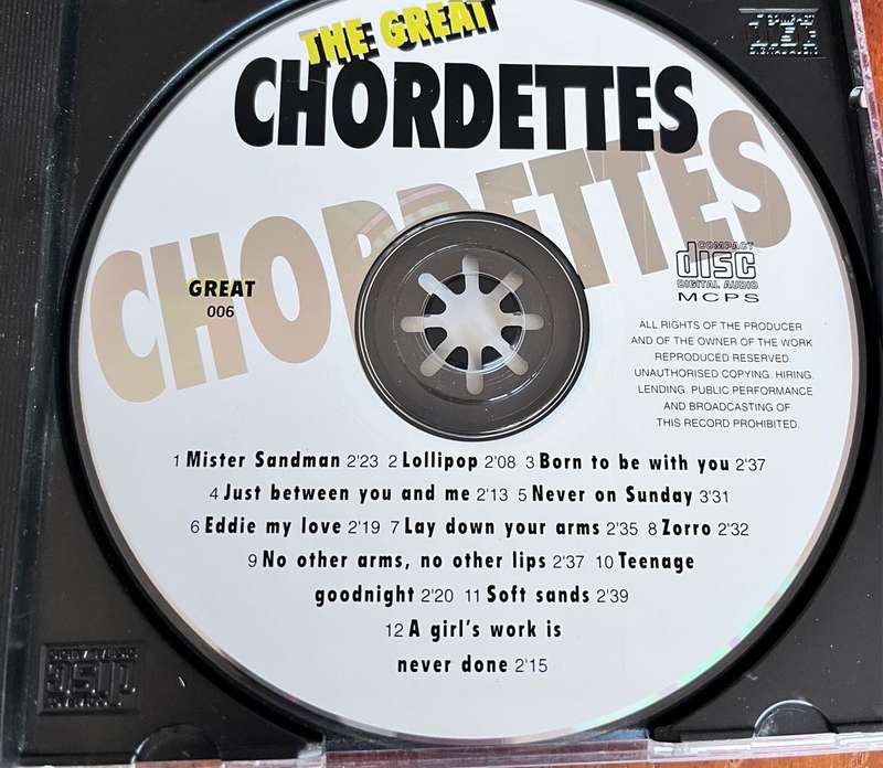 The great Chordettes (1994) - GREAT006
