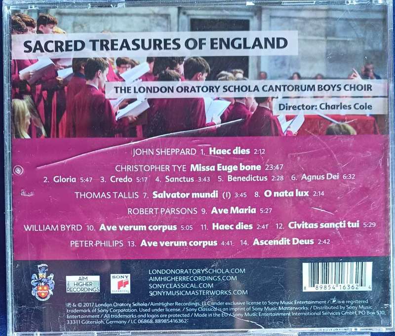 Sacred treasures of England cd