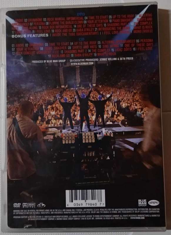 Blue Man Group - How to be a Megastar LIVE DVD + CD Import