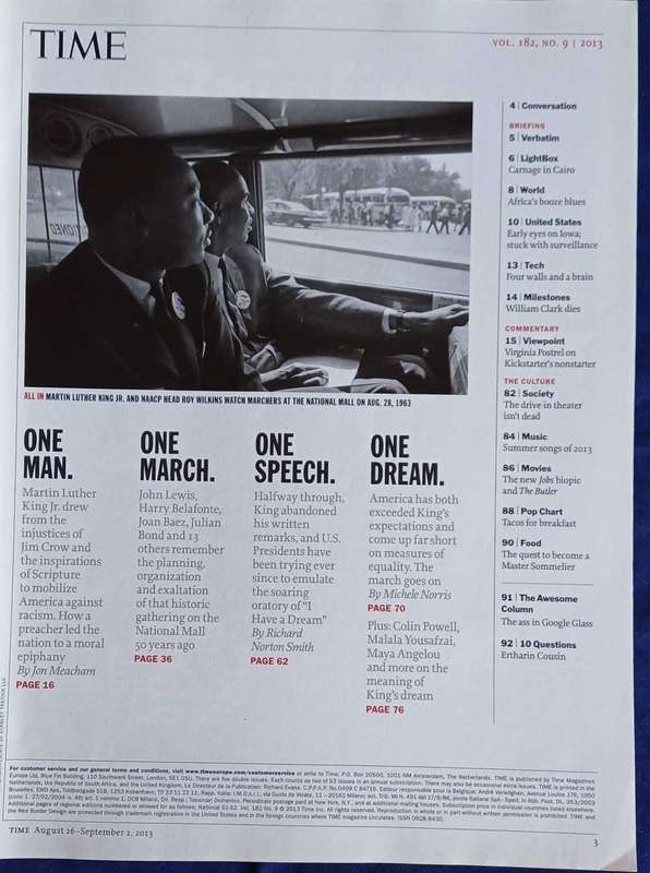 Time magazine August 26/September 2, 2013