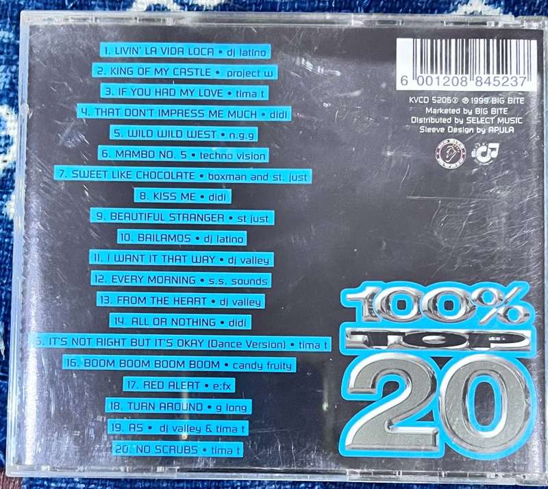 100% Top 20 (1999, KVCD5206)