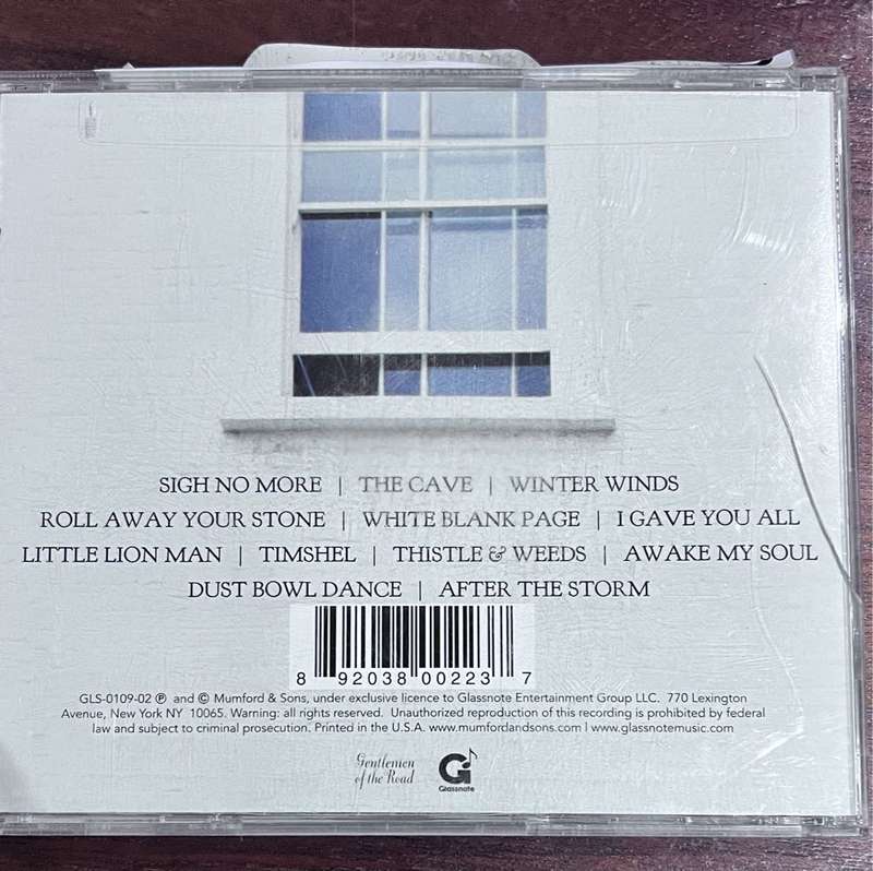 Sigh no more - Mumford and Sons (GLS-0109-02)