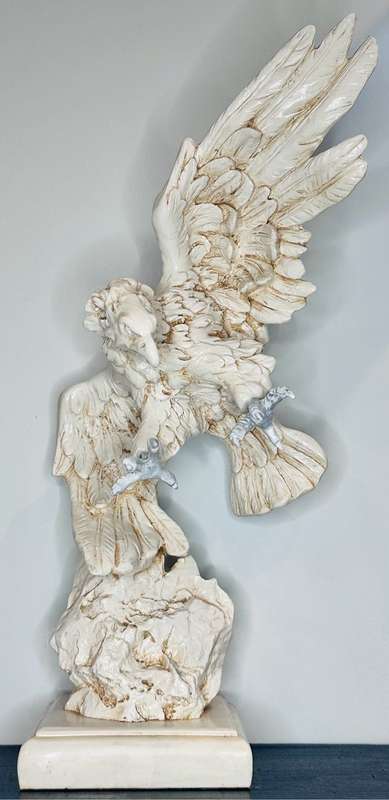 Vintage Eagle Statue (46cm x 20cm - 3.7kg)