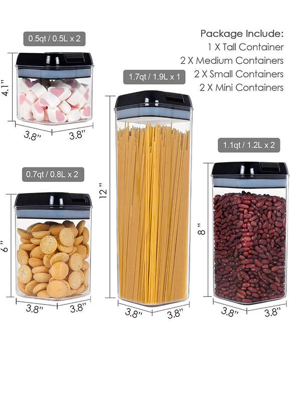 7 Piece Food Storage Containers