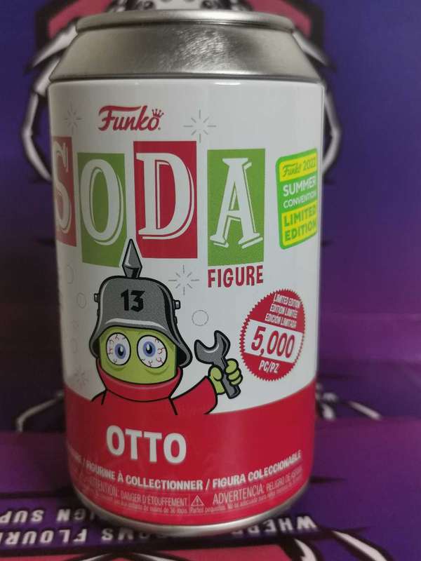 OTTO - LIMITED EDITION FUNKO SODA FIGURINE AND COLLECTIBLE CAN